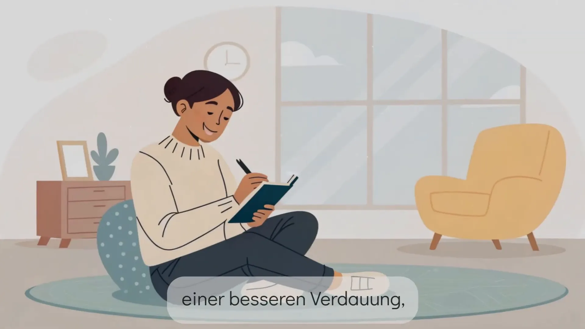 Personen mit klarem Kopf und besserer Verdauung
