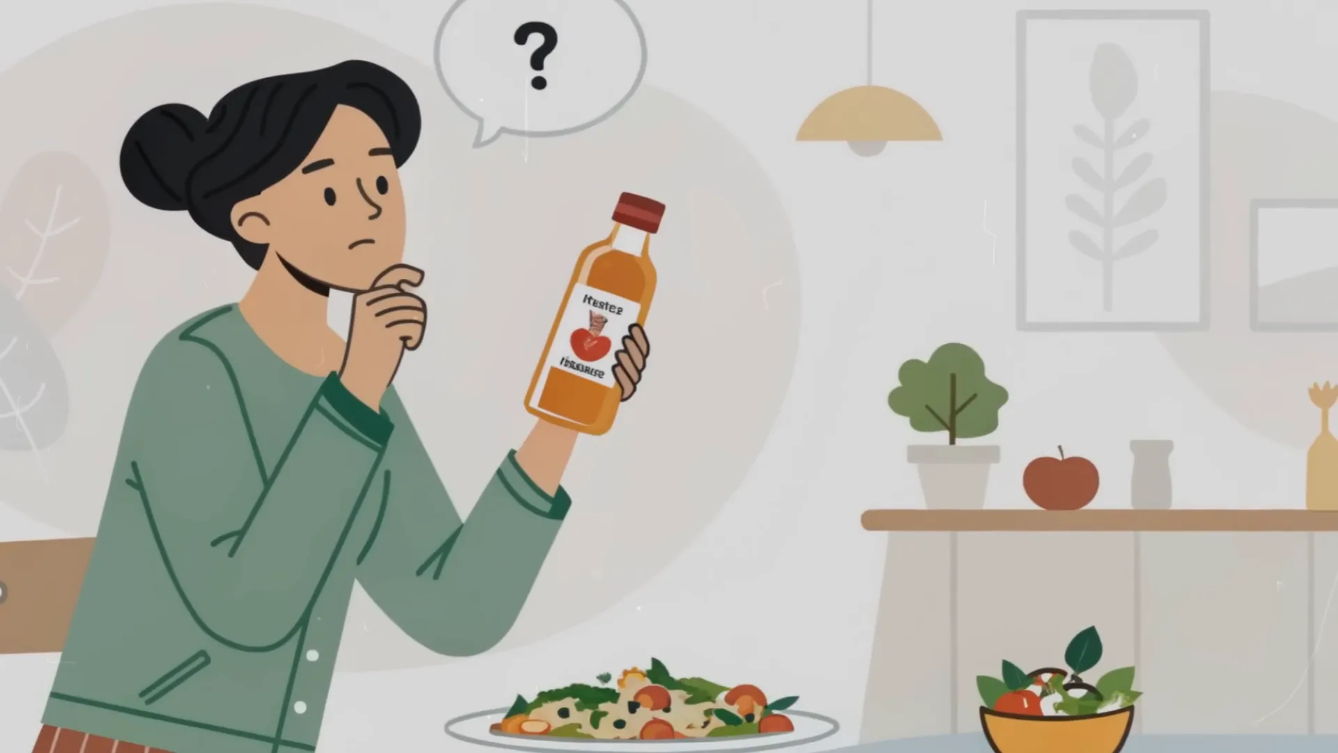 Zusammenfassende Stichpunkte auf einem Blatt Papier