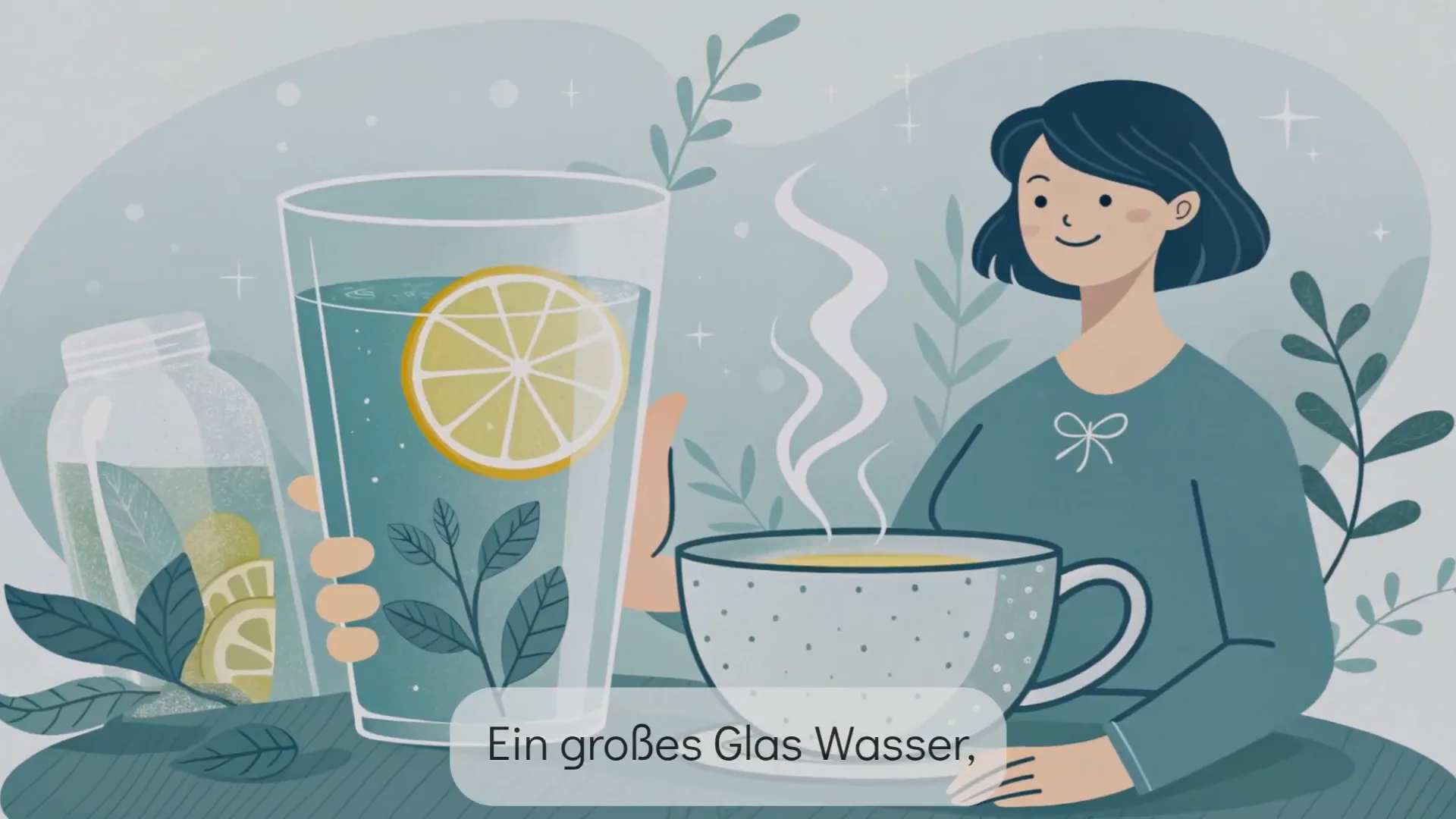 Anleitung: Mindestens 2 Stunden warten mit der ersten Mahlzeit