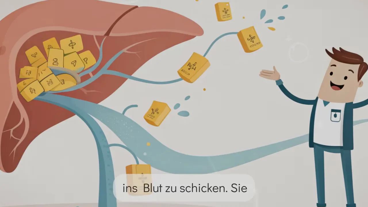 Leber und Glykogenspeicher werden genutzt