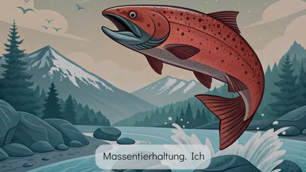 Filet von Wildlachs auf Holzbrett