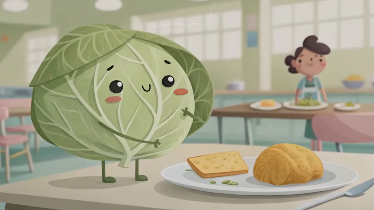 Kopfkohlkopf auf dem Markt