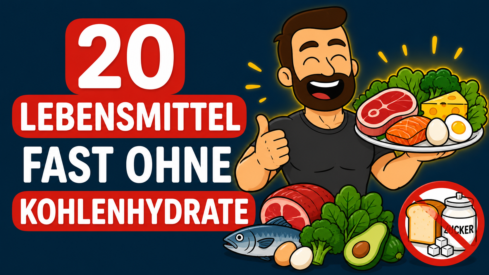 Die Top 20 Lebensmittel, die fast keine Kohlenhydrate haben