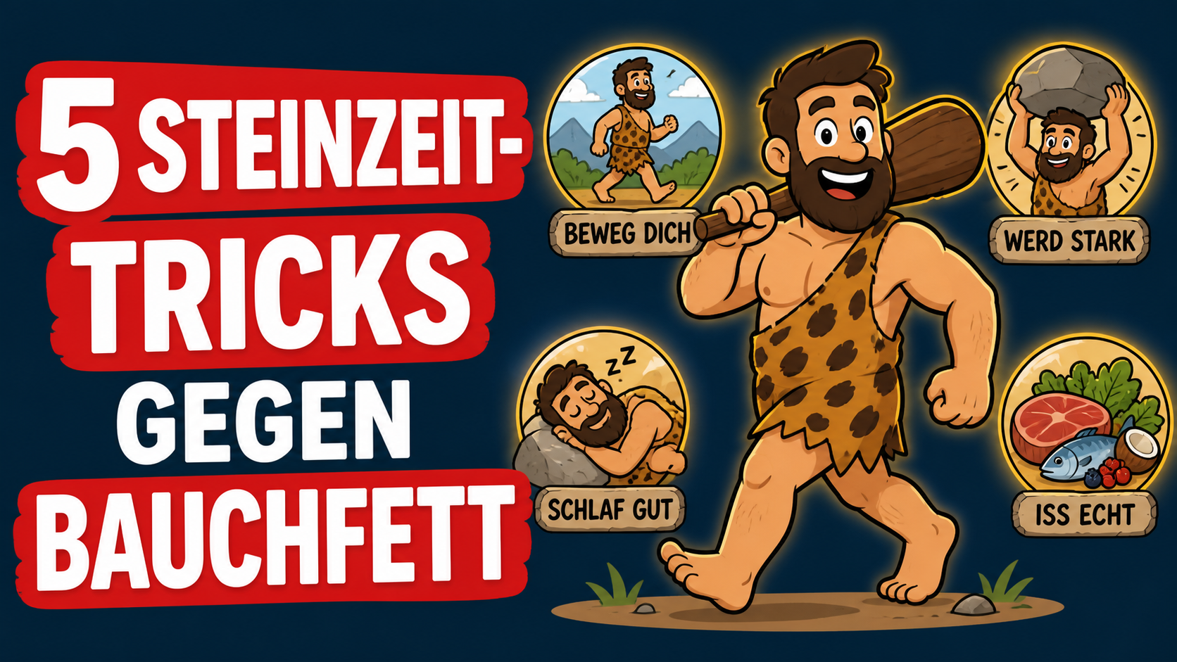 5 Steinzeit-Gewohnheiten, die deinen Körper zum Abnehmen zwingen