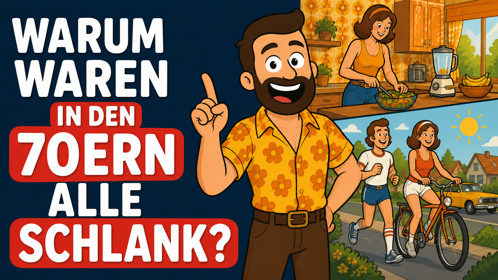 Warum in den 70ern fast alle schlank waren, ganz ohne Diätstress