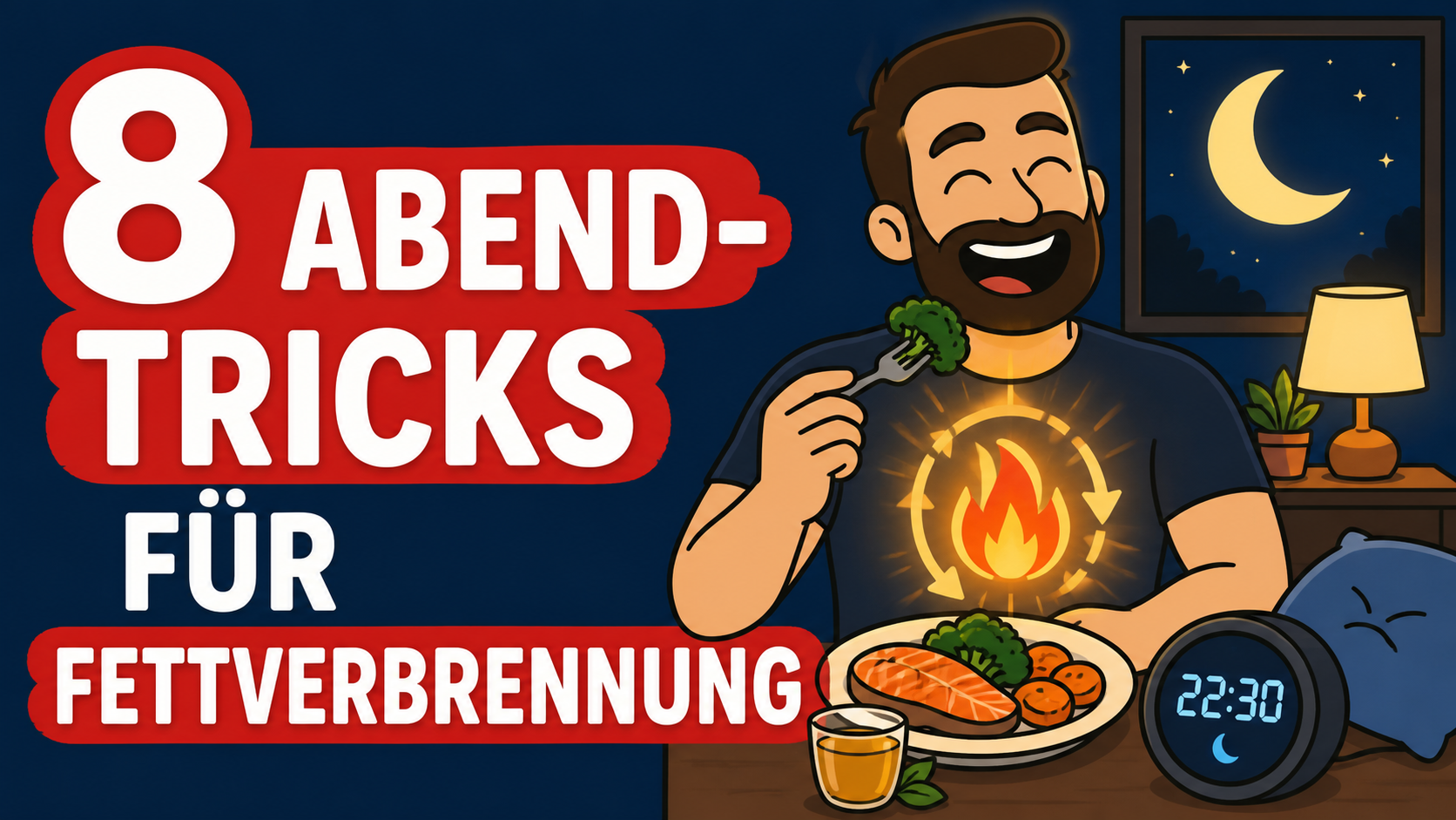 Mach diese 8 Dinge heute Abend vor dem Schlafen und verbrenne Fett im Schlaf