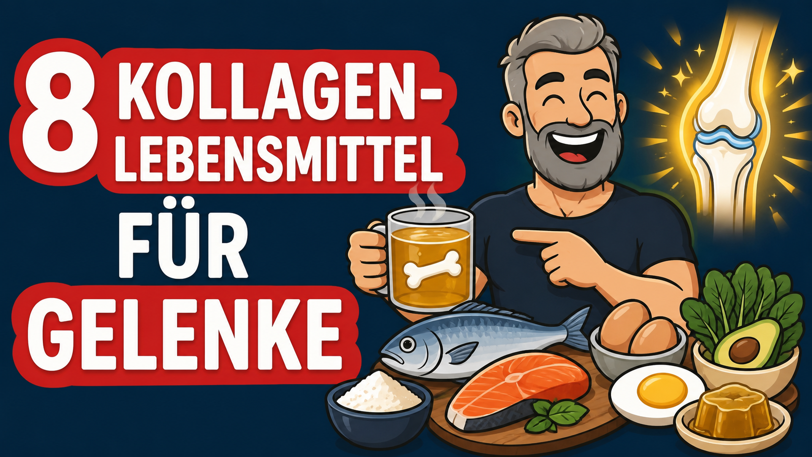 TSCHÜSS Schwellungen! 8 kollagenreiche Lebensmittel für gesunde Beine & Gelenke