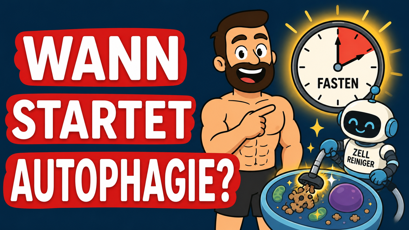 Wie lange musst du fasten, bevor die Autophagie ausgelöst wird?