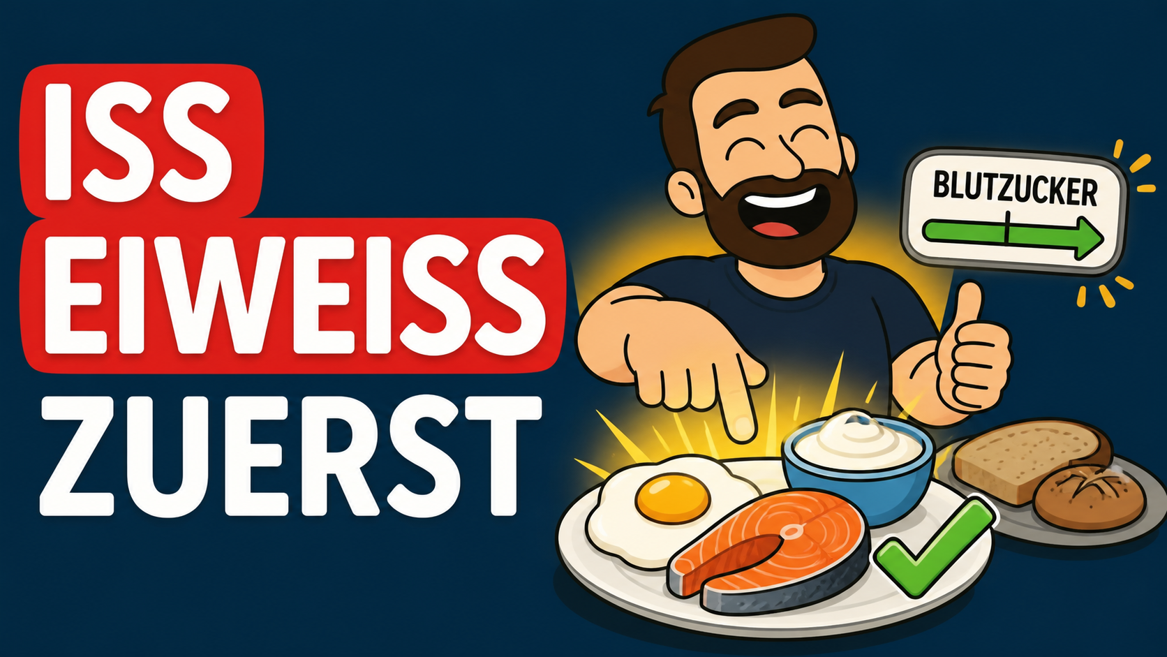 Was passiert mit deinem Körper, wenn du Eiweiß zuerst isst?