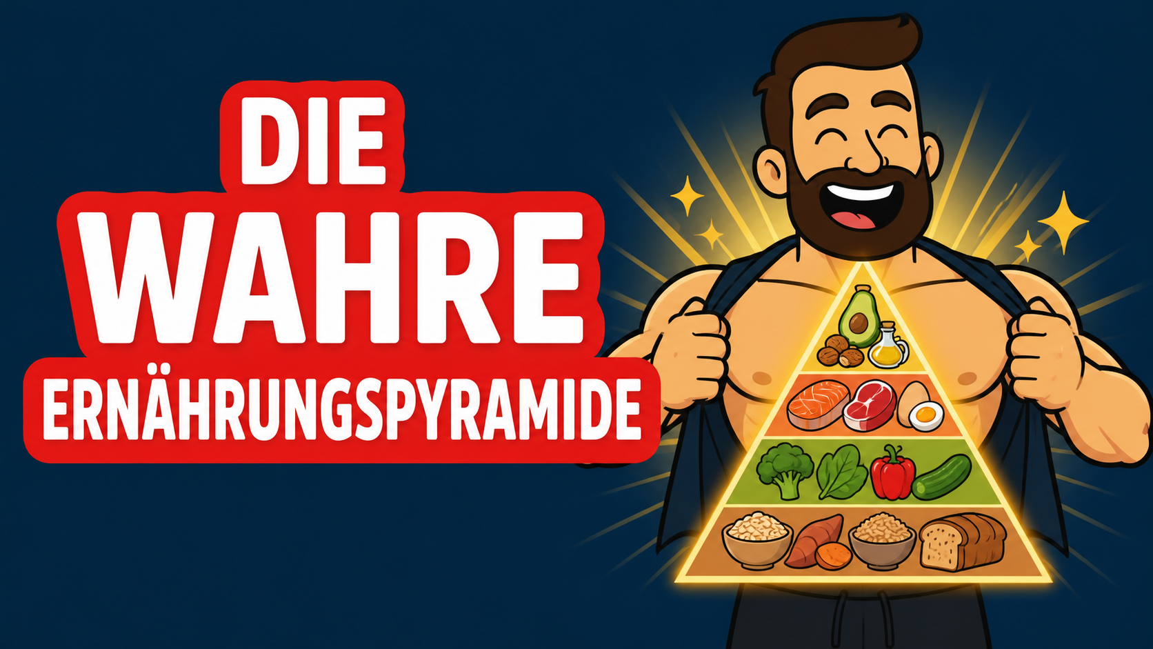 So sieht die wahre Ernährungspyramide aus: Warum 99 % falsch essen