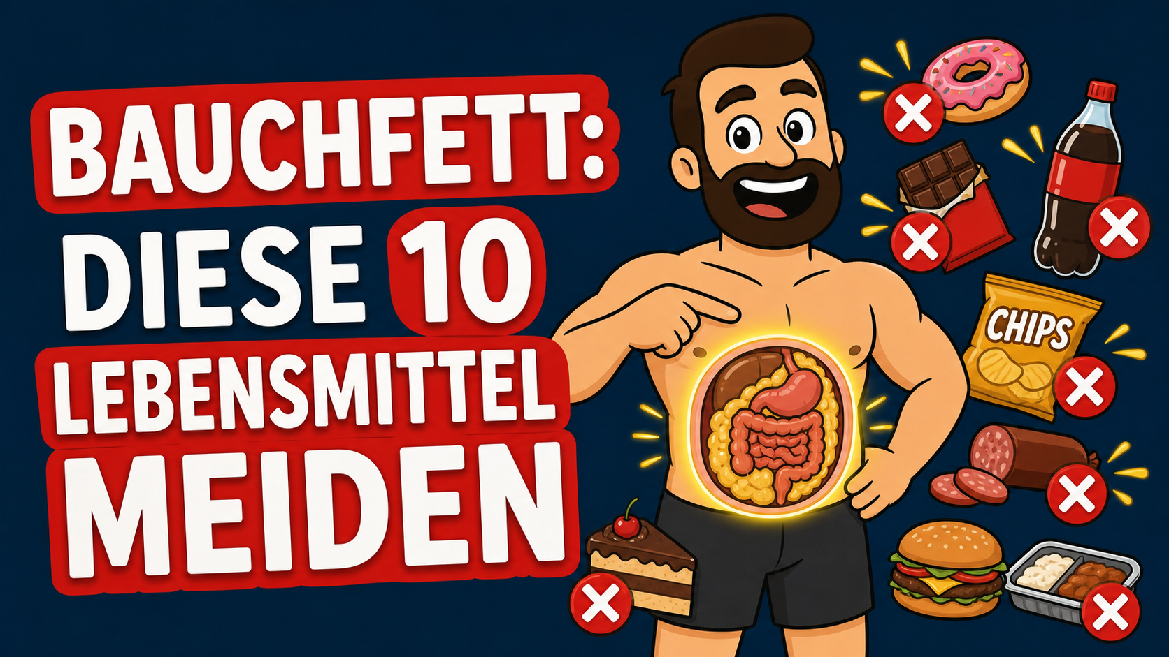 Wenn du viszerales Fett hast, iss diese 10 Lebensmittel besser nicht