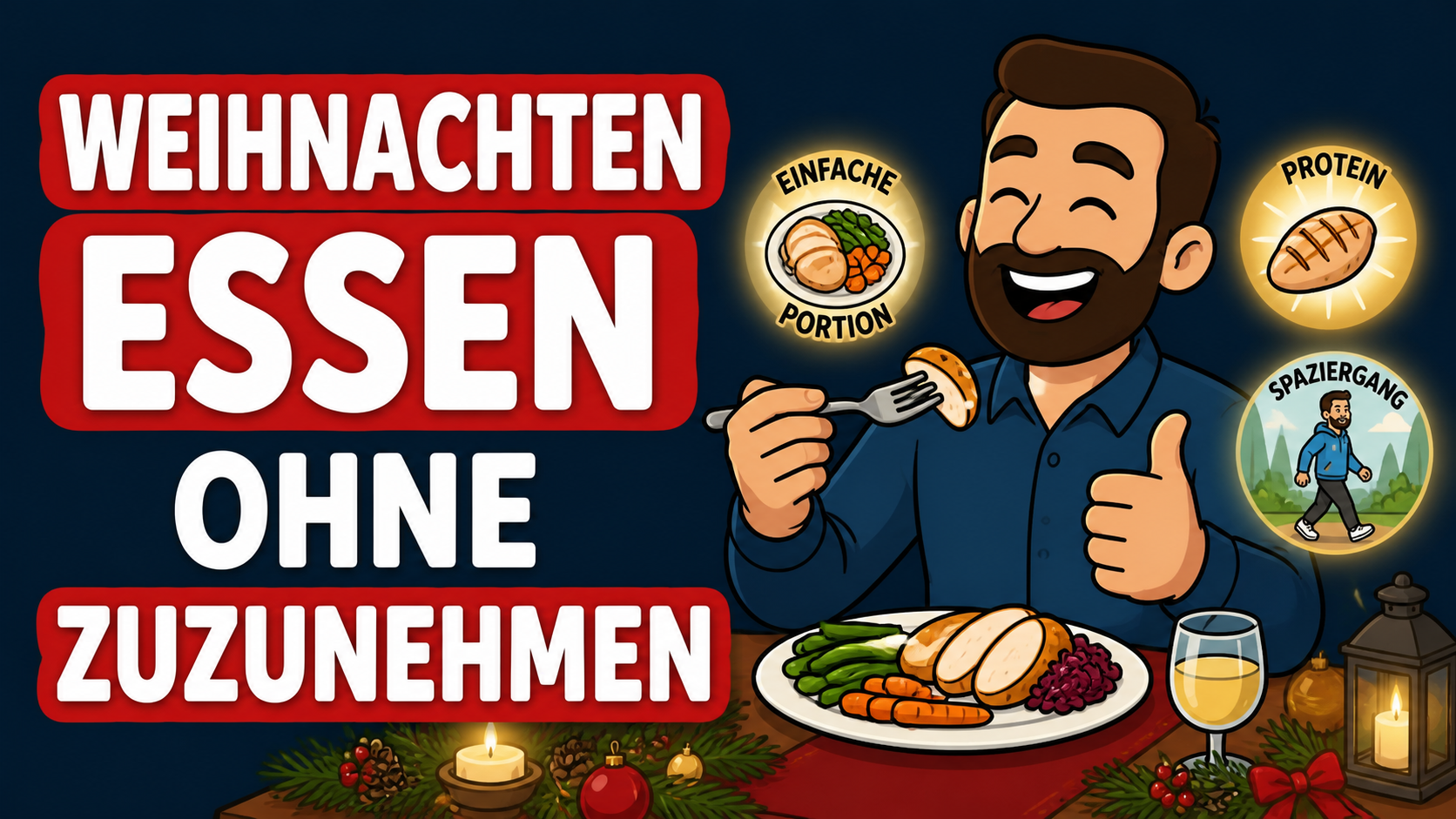 Der geniale Trick: Viel essen an Weihnachten ohne zuzunehmen
