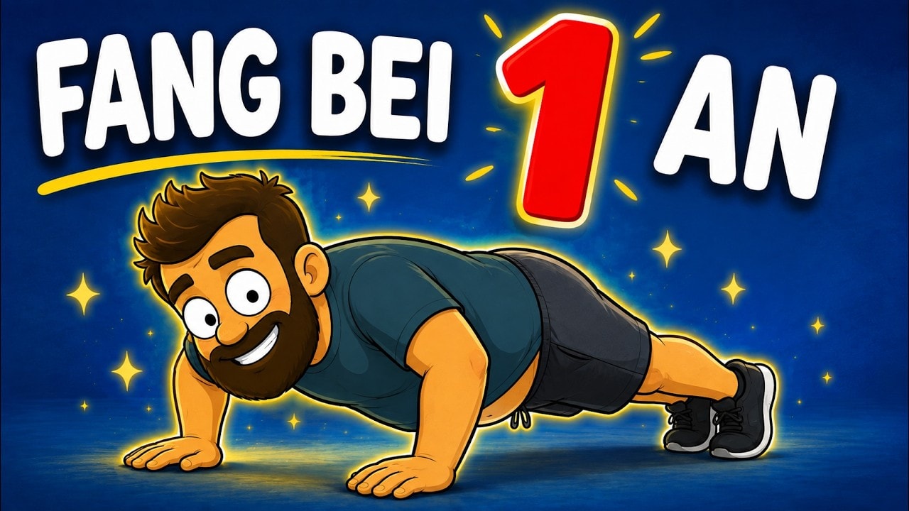 1x Liegestütz: So fängst du an abzunehmen